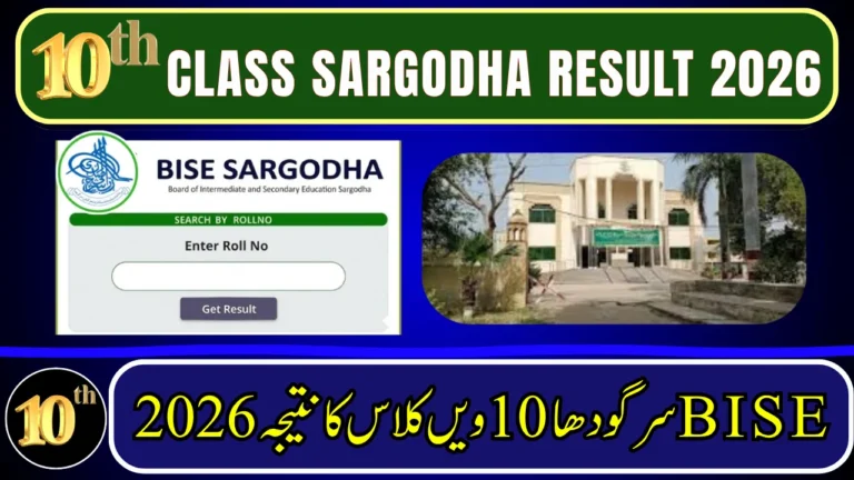 BISE Sargodha 10th Class Result 2026