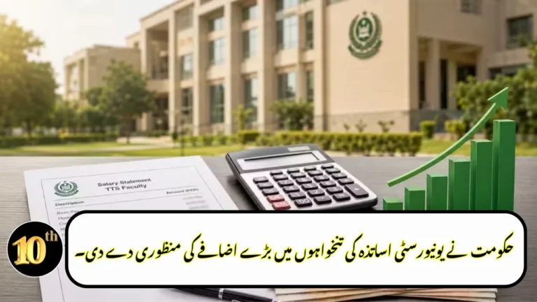 Govt Approves Major Salary Increase for University Teachers