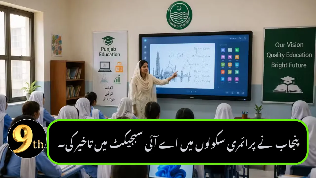 Punjab Delays AI Subject in Primary Schools