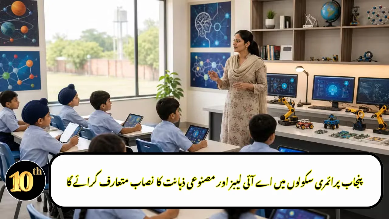 Punjab to Introduce AI Labs and Artificial Intelligence Curriculum in Primary Schools