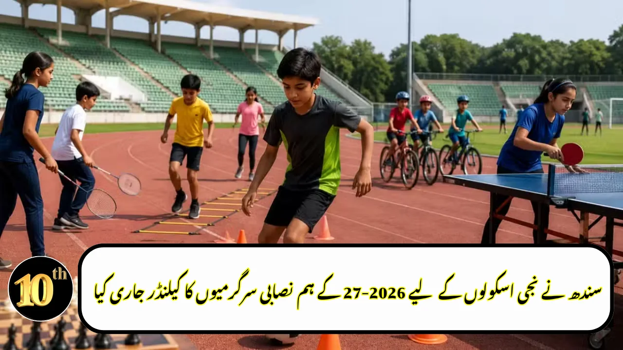 Sindh private school activity schedule 2026-2027