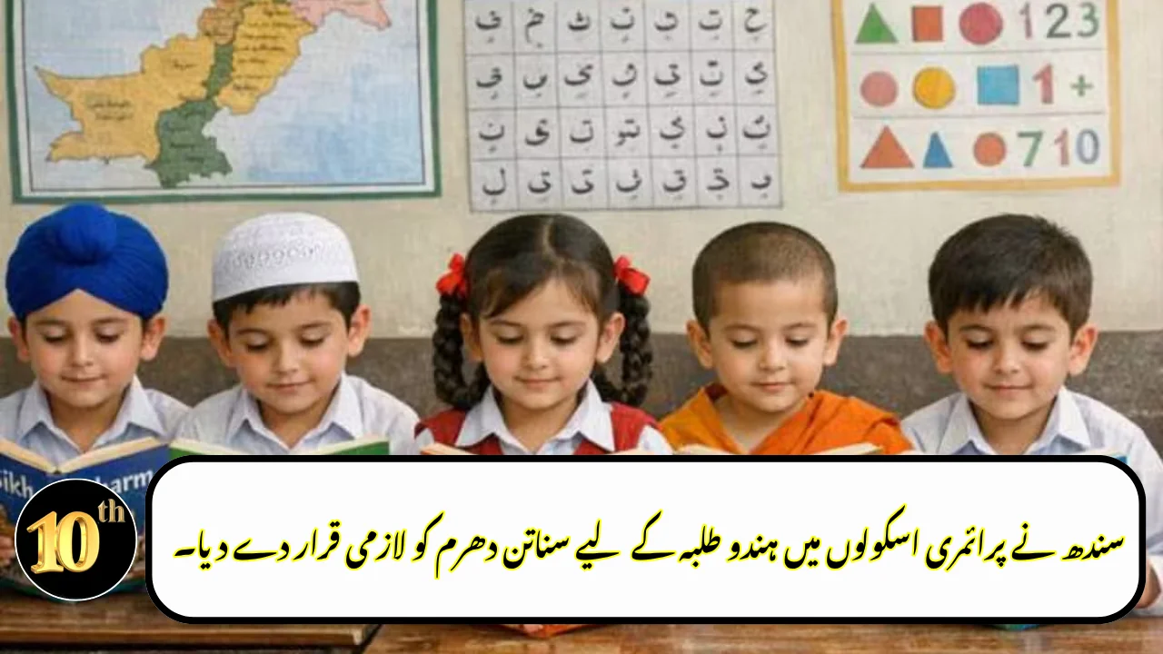 Sindh Makes Sanatan Dharma Compulsory for Hindu Students in Primary Schools