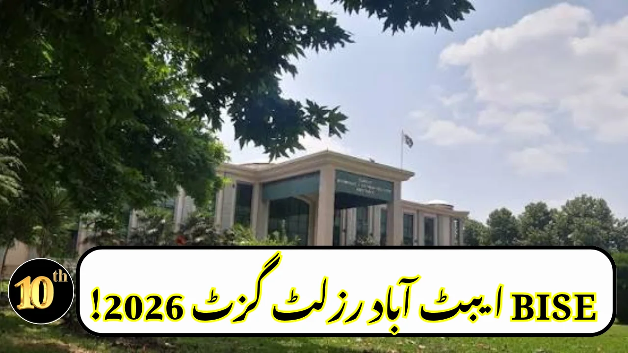 BISE Abbottabad Result Gazette 2026 for 9th and 10th Class